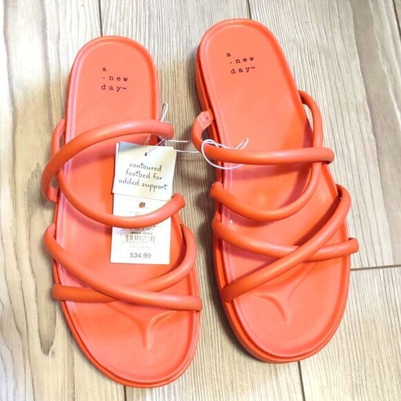 (10-2296) 🔥3/$20🔥  A New Day Apricot Orange DORY Size 7 - Picture 1 of 12